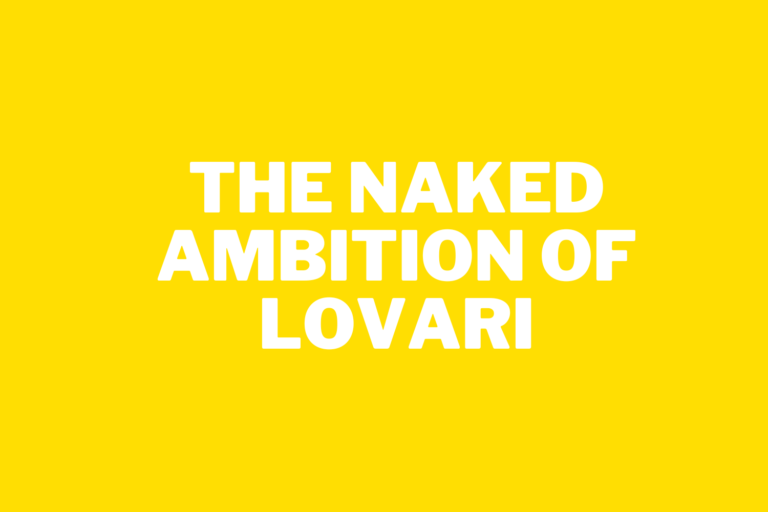 The N@ked Ambition Of Lovari