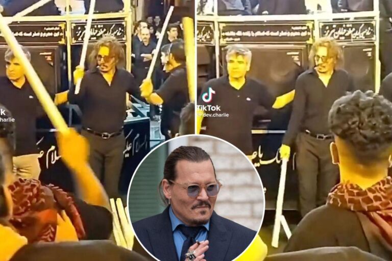 Johnny Depp lookalike at Iranian religious ceremony goes viral