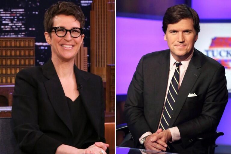 Rachel Maddow praises Tucker Carlson: ‘Doing great right now’