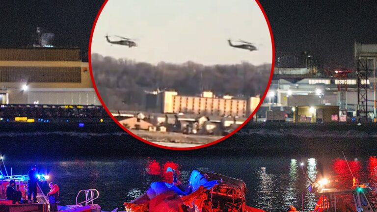 Helicopters Fly Shockingly Close to Commercial
