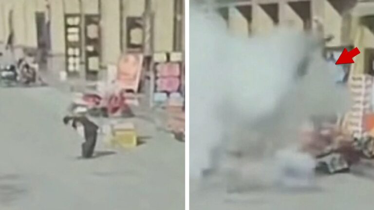 Sewer Explosion Sends Boy Flying Into The Air in