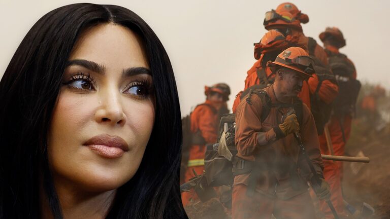 Kim Kardashian Calls For Firefighter Inmates to