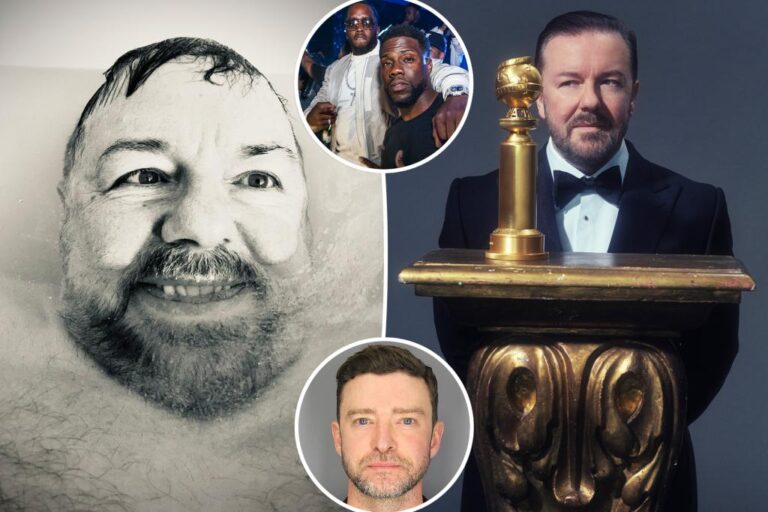 Ricky Gervais reveals Diddy, Justin Timberlake | Gossip Wire