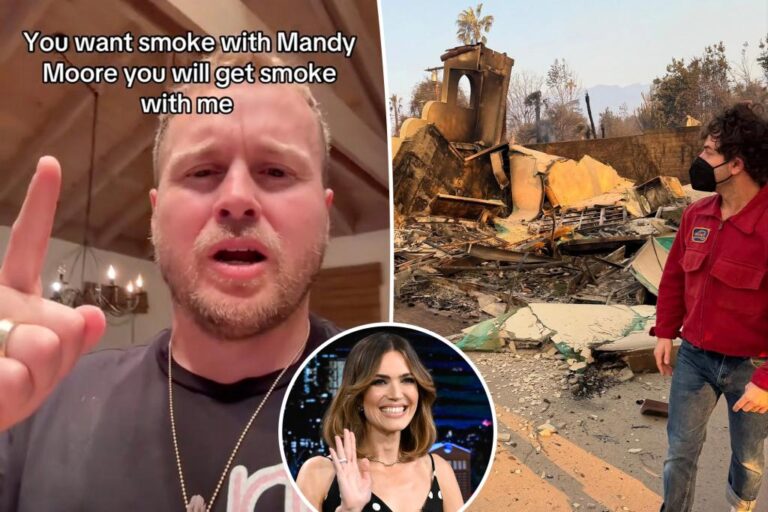 Spencer Pratt defends Mandy Moore amid LA fires | Gossip Wire
