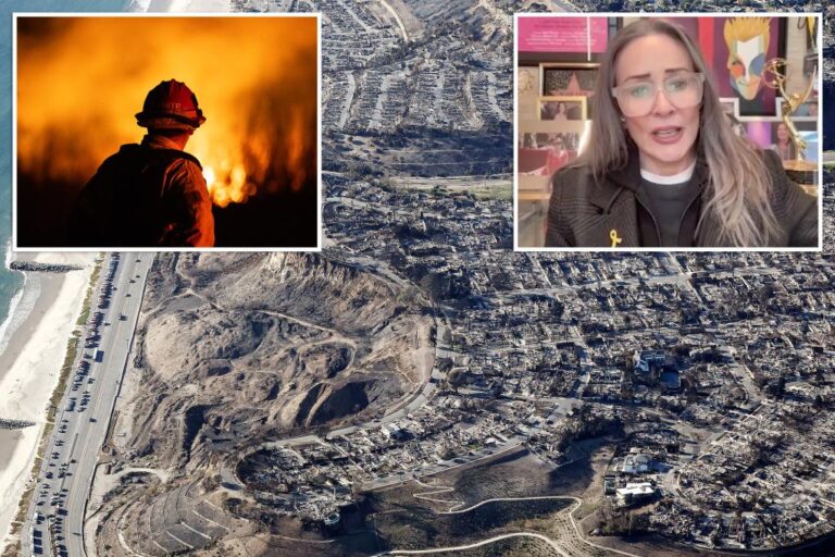 Actress highlights lesson the wildfires are
