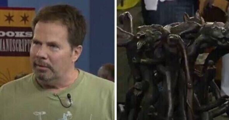 Antiques Roadshow guest does 'happy dance' after