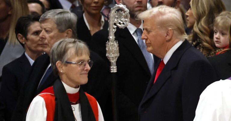 Bishop pleads with Trump to 'show mercy' to trans