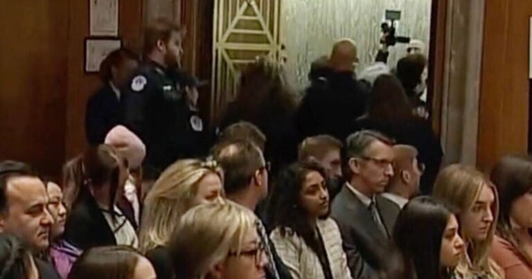 Chaos as protestors raid Marco Rubio confirmation