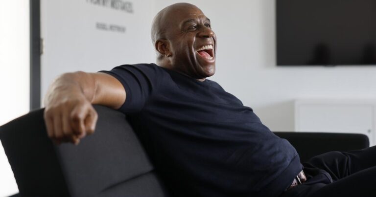 Commanders win playoff game in Magic Johnson's