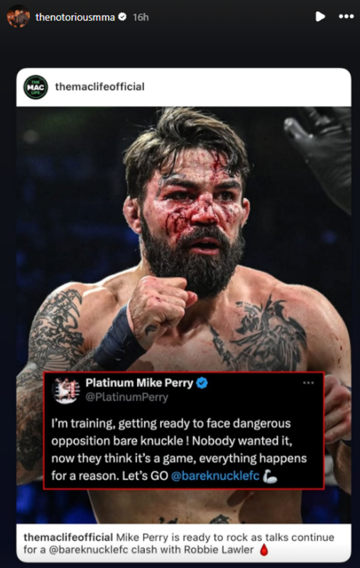 Conor McGregor ends Mike Perry feud amid $25