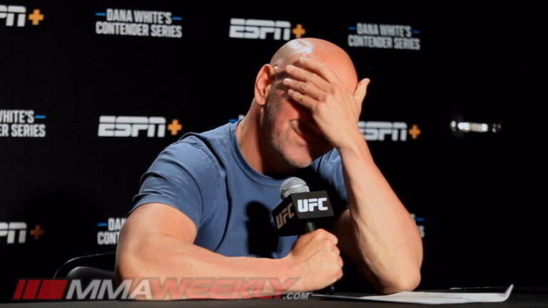 Dana White reacts to Khabib Nurmagomedov being
