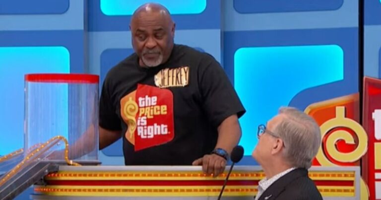 Drew Carey's five-word response to contestant's