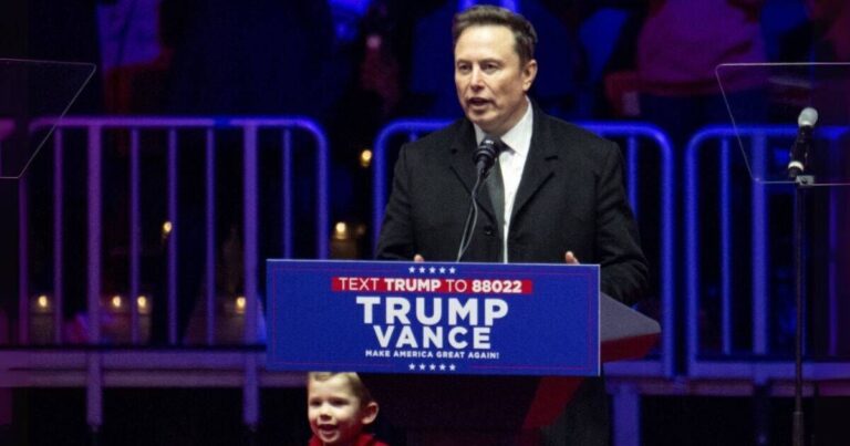 Elon Musk's son steals the limelight at Trump