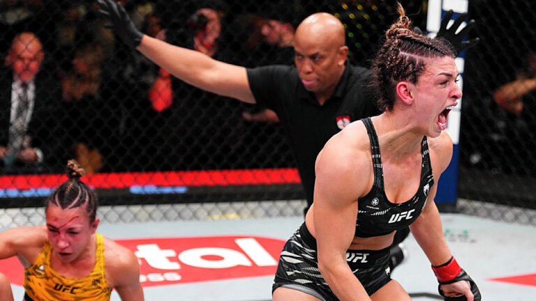 Mackenzie Dern submits Amanda Ribas in UFC Vegas