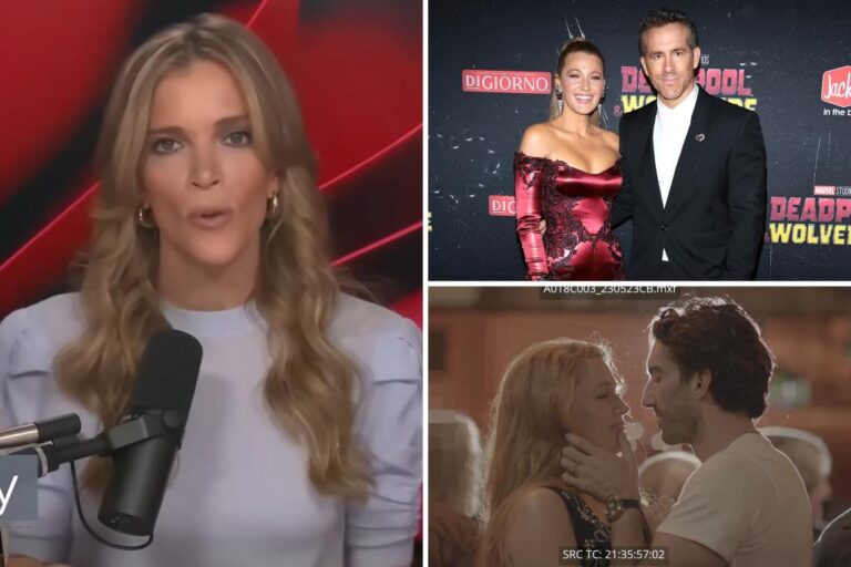 Megyn Kelly sides with Justin Baldoni, slams Blake