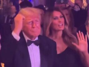 Melania Trump shows off her wild side