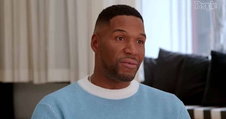 Michael Strahan emotional over daughter's comment