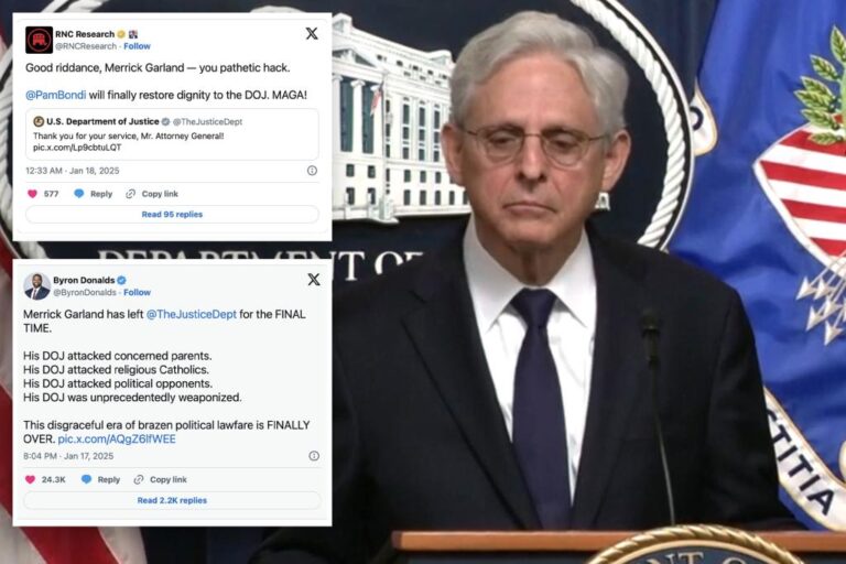 Outgoing AG Merrick Garland roasted after video of