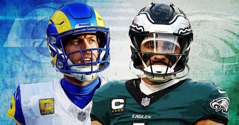 Rams vs. Eagles: Matthew Stafford, Jalen Hurts aim