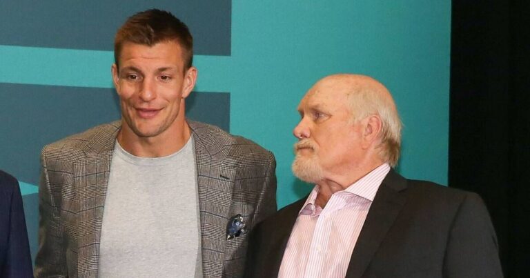 Rob Gronkowski and Terry Bradshaw relationship