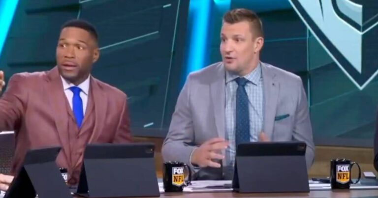 Rob Gronkowski rant cut off by Michael Strahan as