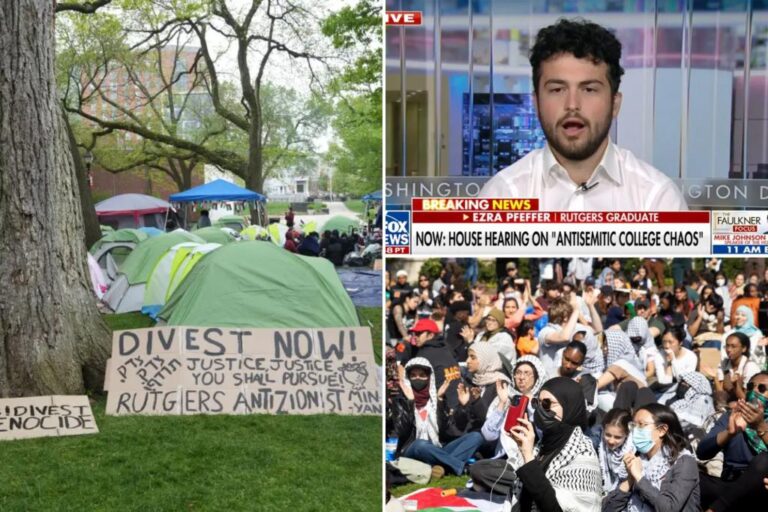 Rutgers students accuse Biden admin of letting