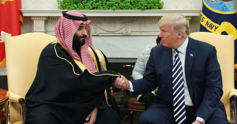 Saudi Arabia pays Trump's $600 billion price tag