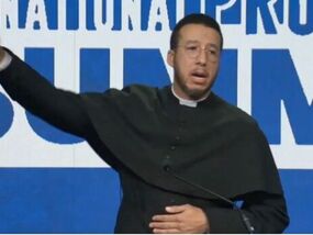 TV priest does 'Elon Musk Nazi