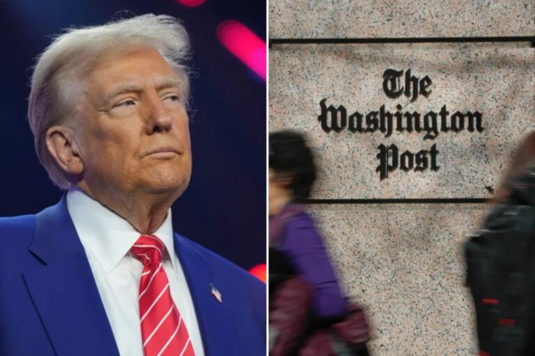 Trump denies 'fake news' Washington Post report