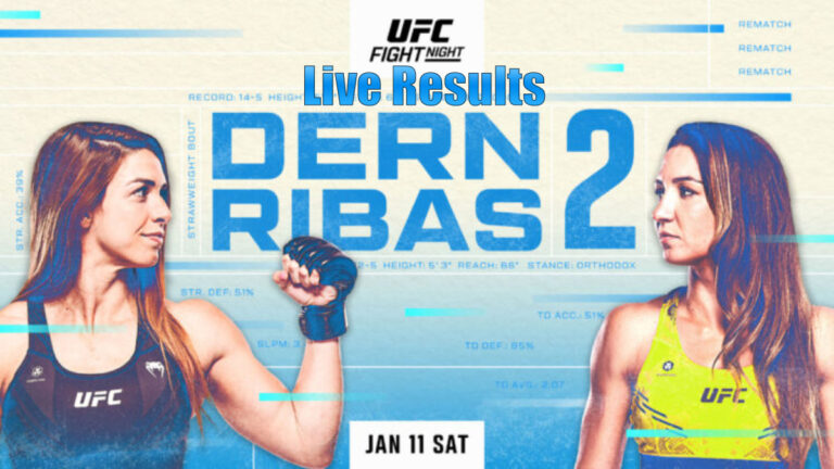 UFC Vegas 101: Dern vs. Ribas 2 Live Results