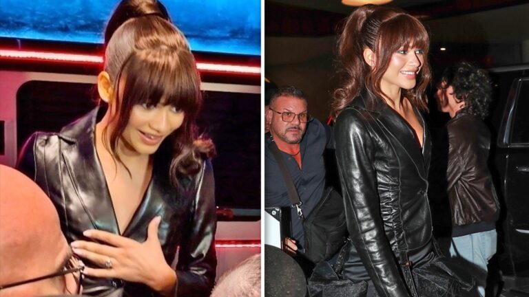 Zendaya's All Smiles During First Appearance