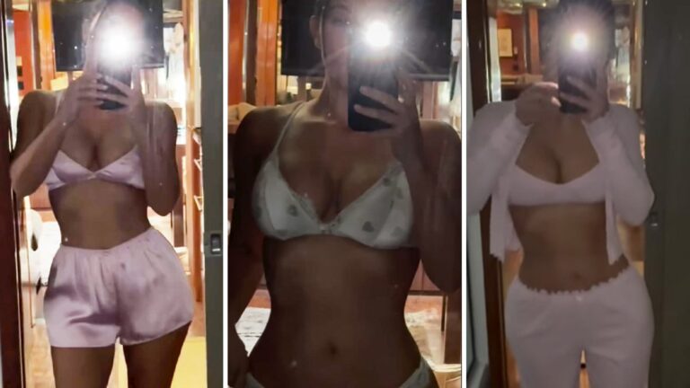 Kim Kardashian Shows Off Body In New Skims
