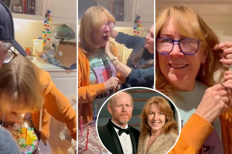 Ron Howard’s wife catches her hair on fire in | Gossip Wire