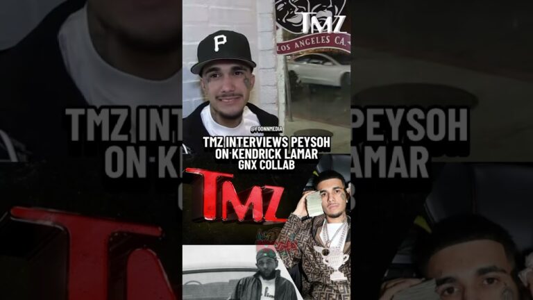 #tmz interviews #peysoh about the #kendricklamar
