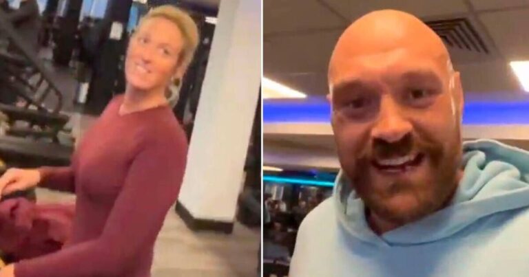 Tyson Fury mocks wife Paris as he embarks on 'new