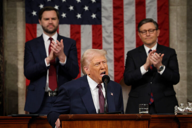 Donald Trump Delivers Joint Address To Congress