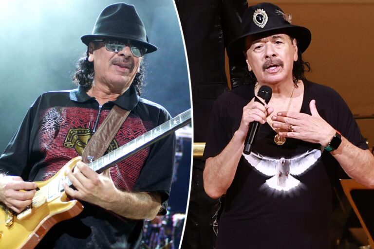 Carlos Santana postpones another Texas show after | Gossip Wire