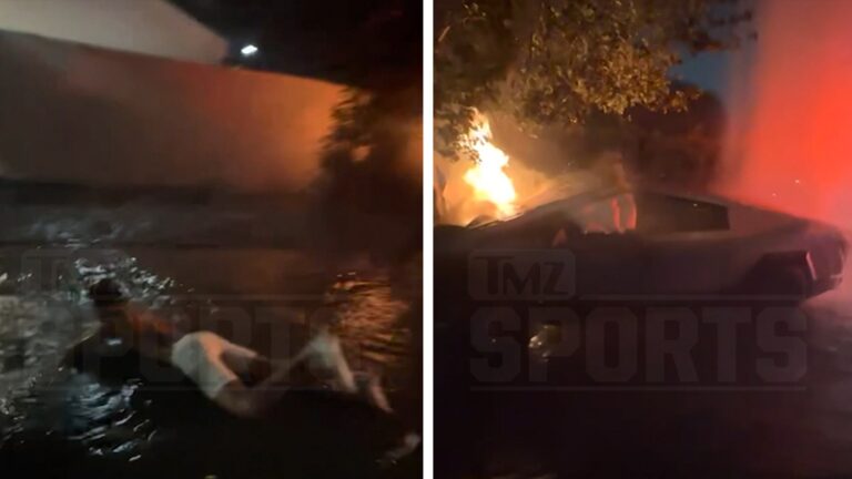 Alijah Arenas Car Crash Video Shows Fiery Wreck,