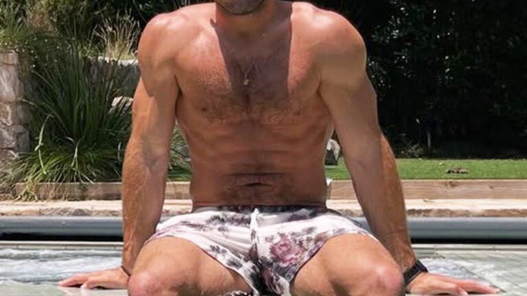 Guess the TV Star Posted Up in This Hot Poolside