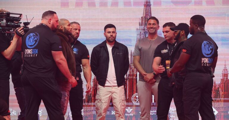 Chris Eubank Jr's reaction to Conor Benn fight