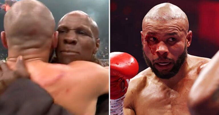 Chris Eubank Sr's first words to son in emotional