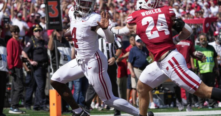 Could Alabama quarterback Jalen Milroe go in the