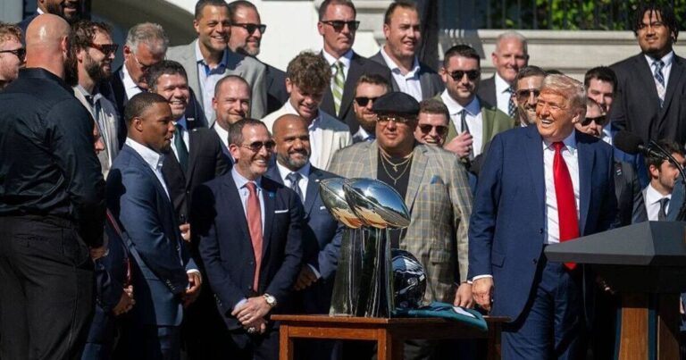 Donald Trump discovers why Jalen Hurts and half