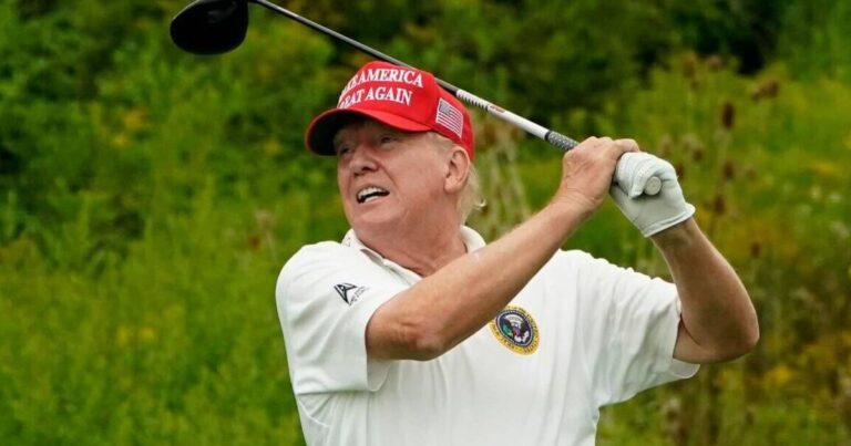 Donald Trump's golfing obsession comes with cost
