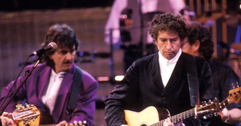How George Harrison boosted Bob Dylan's confidence