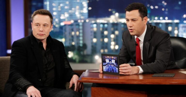 Jimmy Kimmel calls out Elon Musk as 'fake friend'