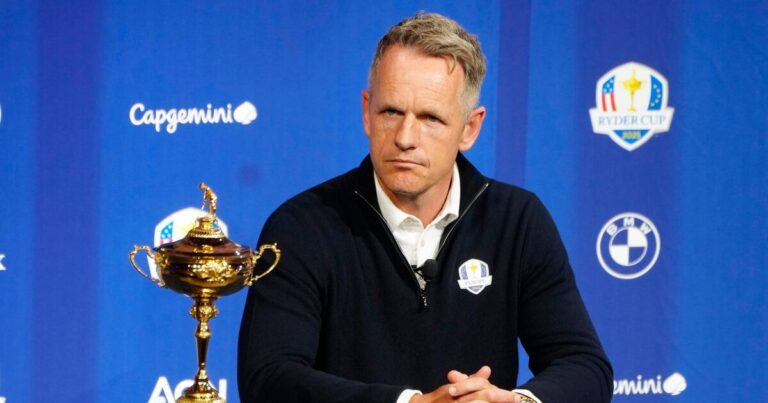 Luke Donald battling 'anxiety' as captain faces