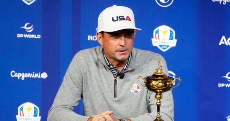 Ryder Cup captain Keegan Bradley makes his