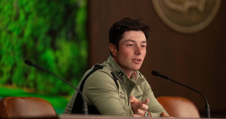 Viktor Hovland 'uncomfortable' ahead of Masters as