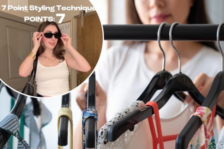 fashion hack to get dressed easier